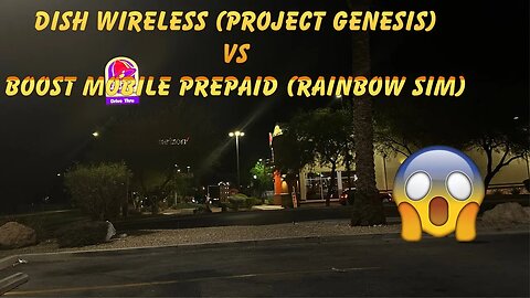 Speedtesting Dish Wireless postpaid vs Boost Mobile Rainbow sim prepaid in NW Las Vegas #speedtest