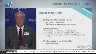 Bryan Health sees influx of unvaccinated COVID-19 hospitalizations