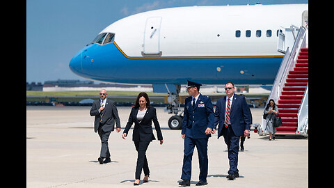 Kamala Harris Forced To Hitch Ride Home In Military Cargo Plane After Air Force Two Breaks Down