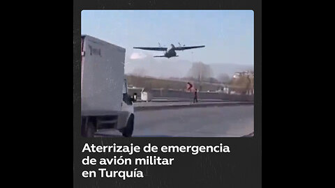 Avión militar turco realiza aterrizaje de emergencia tras fallo técnico