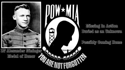 MoH Recipient LT Alexander Nininger Coming Home || Stories Of Sacrifice American POW/MIAs
