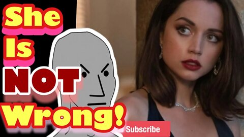 Ana De Armas REJECTS Female James Bond! Twitter Disagrees. #anadearmas #jamesbond #notimetodie