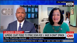 Dem Rep Jayapal Claims Supreme Court Justices Don't Have The Right To Change Abortion