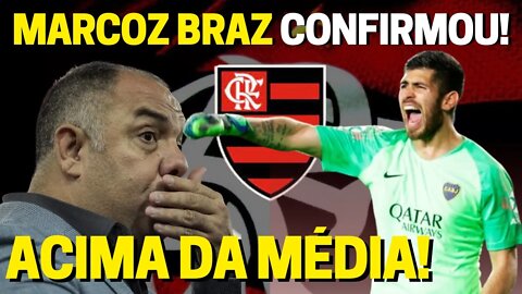 O FLAMENGO NÃO PARA! MARCOS BRAZ CONFIRMOU AUGUSTIN ROSSI NO FLAMENGO! GOLEIRO ACIMA DA MÉDIA!