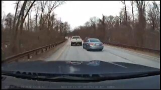 Shocking Dashcam Video Shows Car Flip In Road Rage Incident