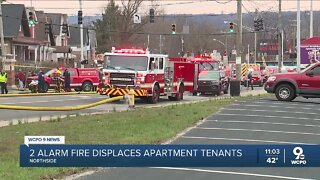 Tenants displaced after apartment fire