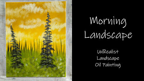 Check out this guy “Morning Landscape” UnRealist Landscape Oil Painting on canvas 16x20