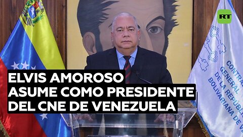 Elvis Amoroso asume como presidente del Consejo Nacional Electoral de Venezuela