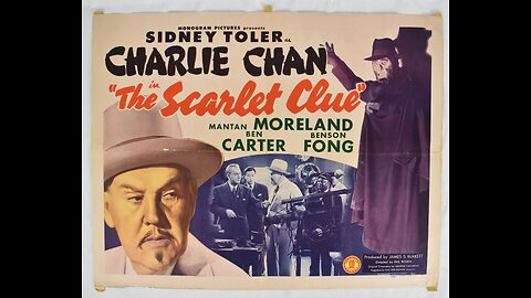 THE SCARLET CLUE (1945)--colorized