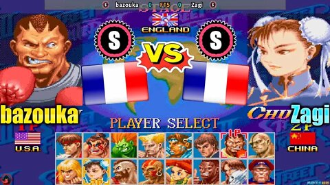 Super Street Fighter II X (bazouka Vs. Zagi) [France Vs. France]