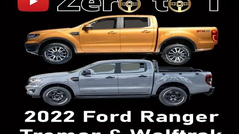 2022 @Ford Motor Company Ranger Tremor & Wolftrak
