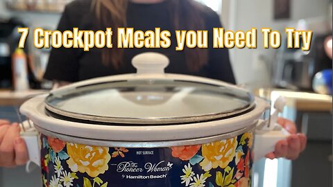 7 CROCKPOT MEALS YOU NEED TO TRY | Freezer Meal Options | 🤔 is it worth it?