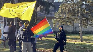 Proud Boys, Patriot Front & Others Protest Drag Storytime in Columbus