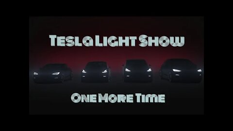 Tesla Model Y Light Show - One More Time - Daft Punk