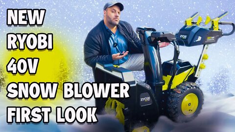 All New Ryobi 40V HP Brushless Cordless Electric 24 in. Self-Propelled 2-Stage Snow Blower IS HERE!