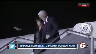 VP Pence to visit Indiana, again, for New Year's visit