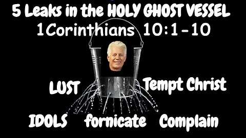 Holy Ghost Vessel spot the leaks