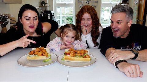 Brits Try [PO' BOYS] for the first time! *FT OUR NIECE* #poboy
