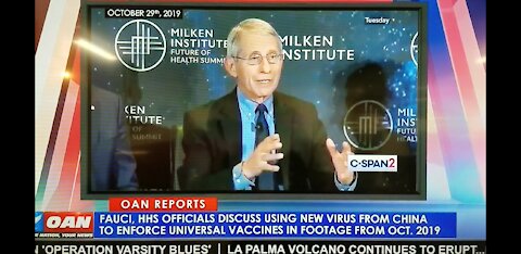 OAN Pearson Sharp Exposes Fauci's Plandemic plans from 2019