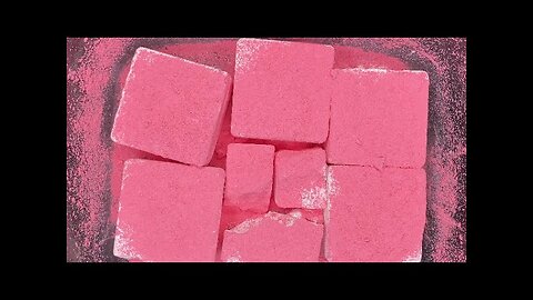 Flakey vibrant crusty dyed gymchalk asmr | asmr gym chalk celebration