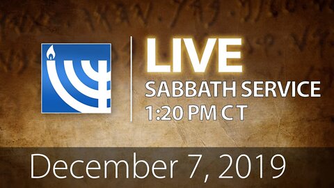 YRM LIVE Sabbath Services, December 7, 2019