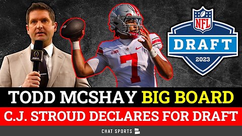 Todd McShay’s 2023 NFL Draft Big Board