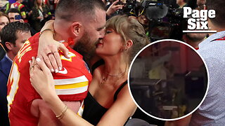 Taylor Swift and Travis Kelce share post-concert kiss in Singapore