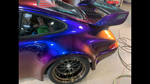 Purple Skies EJ Powered Porsche 911 @ SEMA 2022 (Midnight Purple 3?)