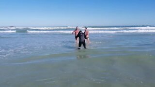 South Africa -100th Robben Island Crossing (video) (aqe)