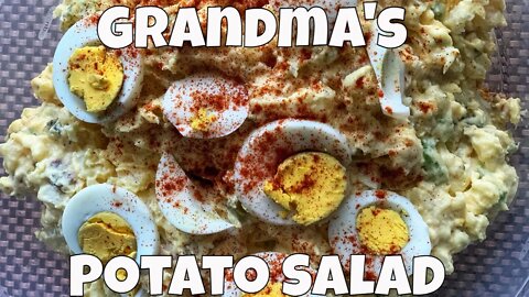 Grandma's Famous Homemade Potato Salad Recipe
