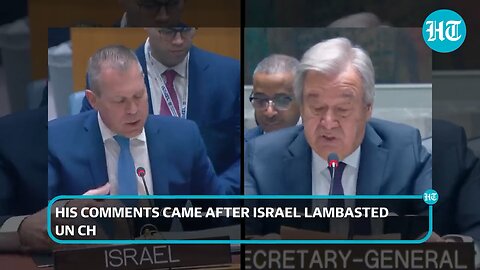 UN Vote On Gaza War: Israeli Envoy Lambasts UN Chief US Opposes Ceasefire 'Double Standards'