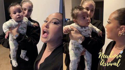 Adrienne Bailon's Son James Reacting To Her Vocals Is Everything! 🗣