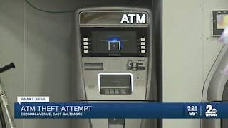 Attempted ATM theft in East Baltimore