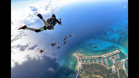 Skydiving over the Bahamas - Best jumps of 2023