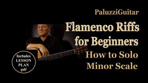 Flamenco Riffs Guitar Lesson for Beginners [How to Solo Minor Scale]