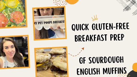Quick Gluten-Free Breakfast Prep | Gluten Free Sourdough English Muffins