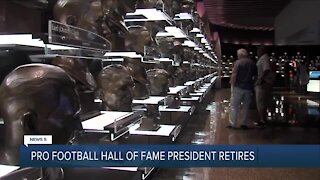 Football HOF President Retires