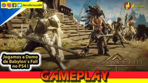 🎮 GAMEPLAY! Jogamos a Demo de BABYLON`S FALL no PS4! Confira nossa Gameplay!