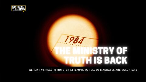 The Ministry of Truth is Back | 01/21/22