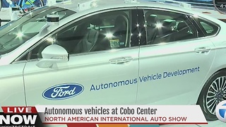 Autonomous vehicles at the Detroit Auto Show