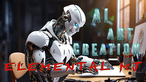 AI Art Creation Stream - Manipulating Robots To Do Our Bidding!!!
