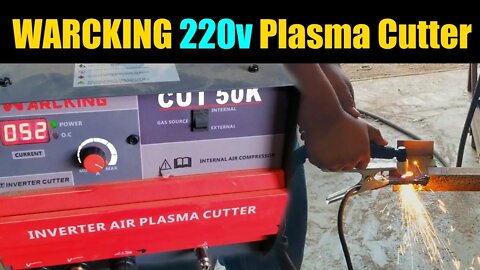 WARCKING CUT50K 45A 220v Plasma Cutter Review | Welding For Beginners On A Budget |