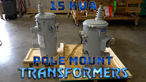 15 KVA Pole Mount Distribution Transformer - 4160/7200V Primary, 120/240V Secondary