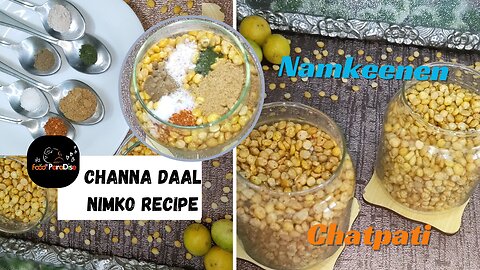 Special Recipe for Perfect evening Snacking| Flavorful Channa Daal "namkeen" & "chatpati" Nimko
