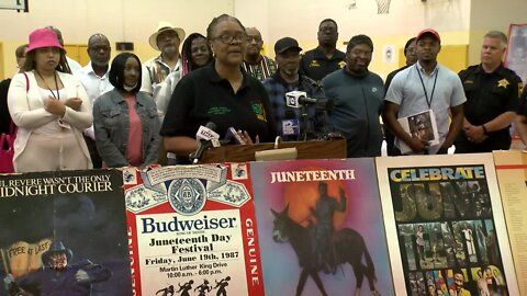 Raw video: Juneteenth parade announcement