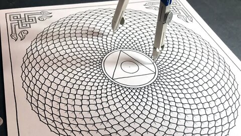 Drawing the Lotus of 1000 Petals | Sahasrara Mandala