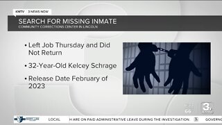 Search underway for missing inmate