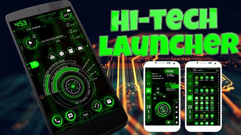 HI TECH LAUNCHER - TEMA TOP PARA ANDROID