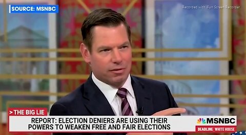 "KEEP REPEATING A LIE, IT BECOMES TRUTH" - SWALWELL>1 MORE WIN & WE SAVE DEMOCRACY (COMMUNISM) FOREVER - 7 mins.