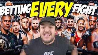 Wagering On EVERY Single UFC 300 Fight!││Am I CRAZY!?!